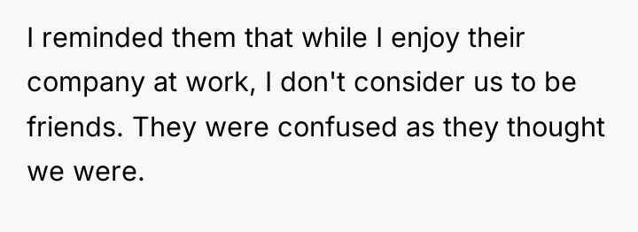 I reminded them that while I enjoy their company at...