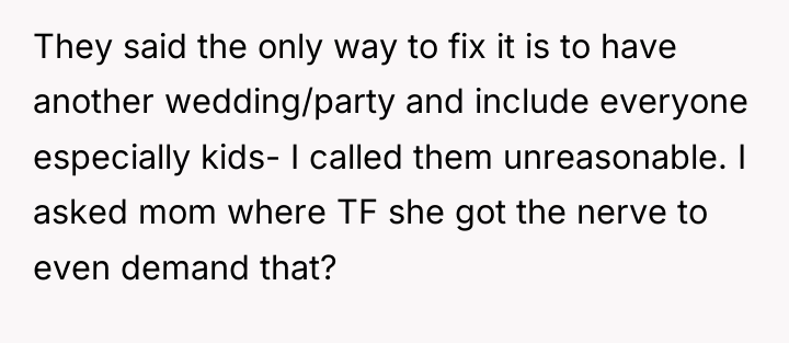They said the only way to fix it is to...