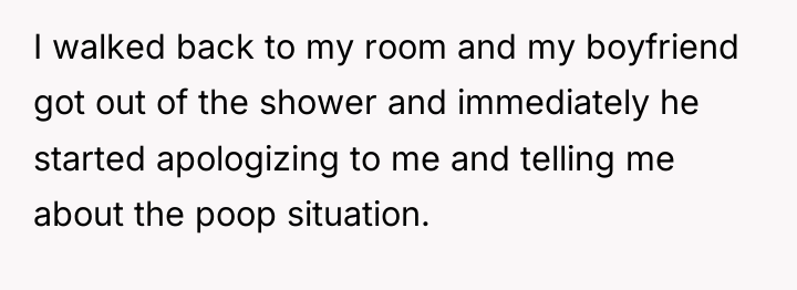 I walked back to my room and my boyfriend got...