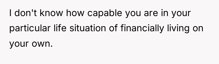 I don't know how capable you are in your particular...
