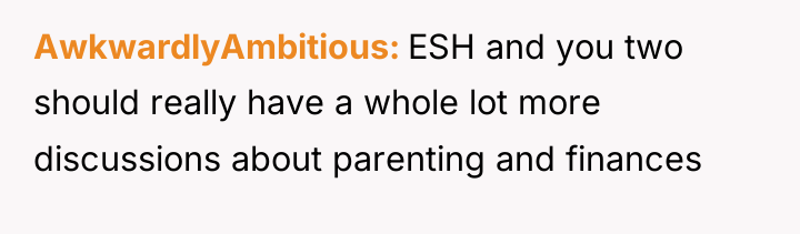 AwkwardlyAmbitious ESH and you two should really have a whole...