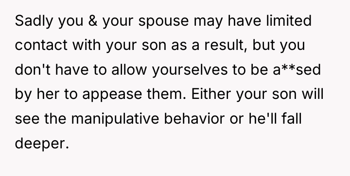 Sadly you & your spouse may have limited contact with...