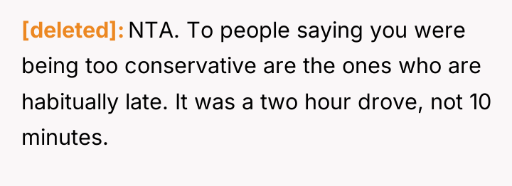 [deleted] NTA. To people saying you were being too conservative...