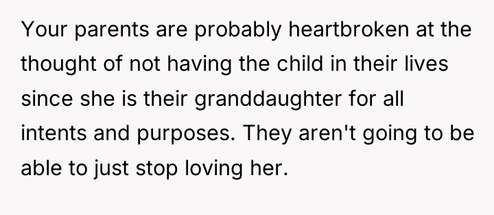 Your parents are probably heartbroken at the thought of not...