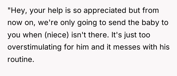 "Hey, your help is so appreciated but from now on,...