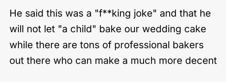 He said this was a "f**king joke" and that he...