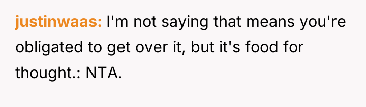 justinwaas I'm not saying that means you're obligated to get...