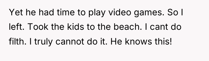 Yet he had time to play video games. So I...