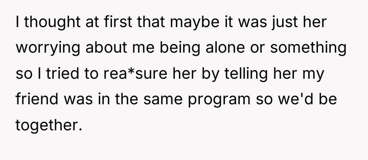 I thought at first that maybe it was just her...