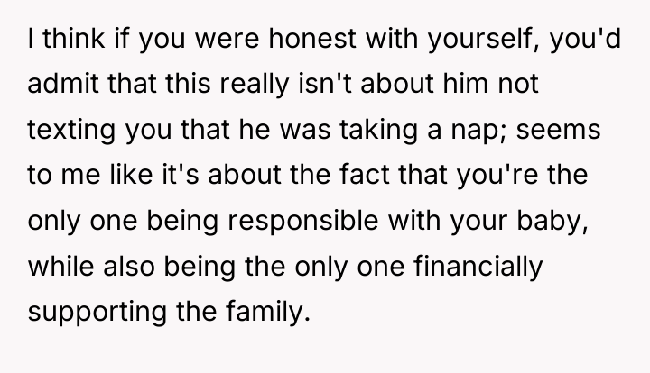 I think if you were honest with yourself, you'd admit...