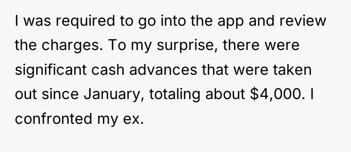 I was required to go into the app and review...