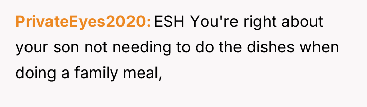 PrivateEyes2020 ESH You're right about your son not needing to...