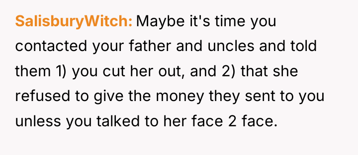 SalisburyWitch Maybe it's time you contacted your father and uncles...