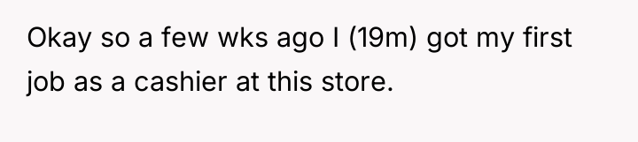 Okay so a few wks ago I (19m) got my...