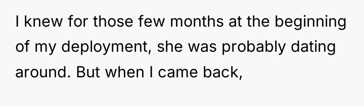 I knew for those few months at the beginning of...