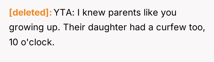 [deleted] YTA: I knew parents like you growing up. Their...