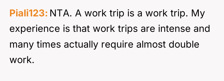 Piali123 NTA. A work trip is a work trip. My...
