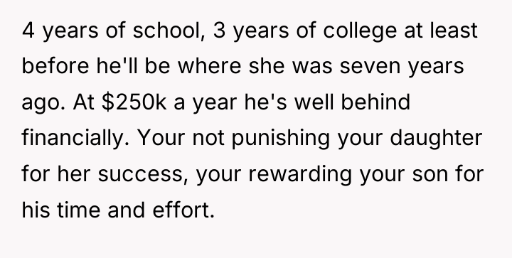 4 years of school, 3 years of college at least...