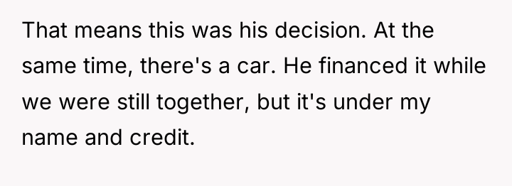 That means this was his decision. At the same time,...