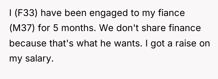 I (F33) have been engaged to my fiance (M37) for...