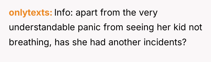 onlytexts Info: apart from the very understandable panic from seeing...