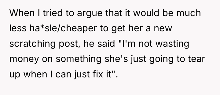 When I tried to argue that it would be much...