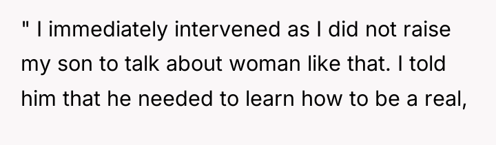 " I immediately intervened as I did not raise my...
