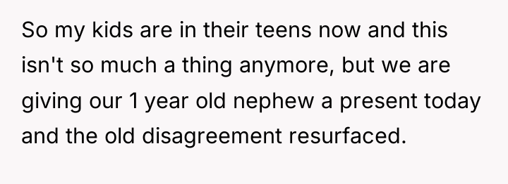 So my kids are in their teens now and this...