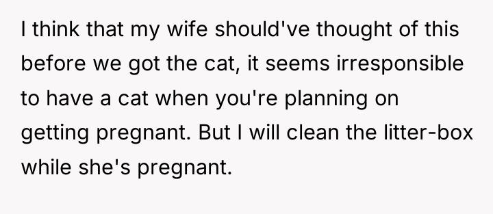 I think that my wife should've thought of this before...