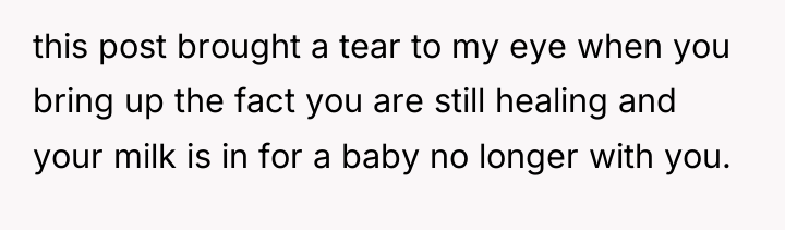 this post brought a tear to my eye when you...