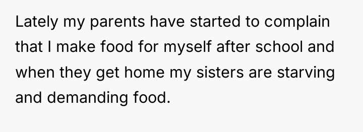 Lately my parents have started to complain that I make...