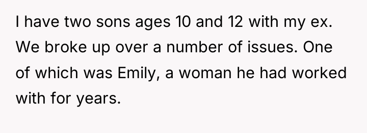 I have two sons ages 10 and 12 with my...