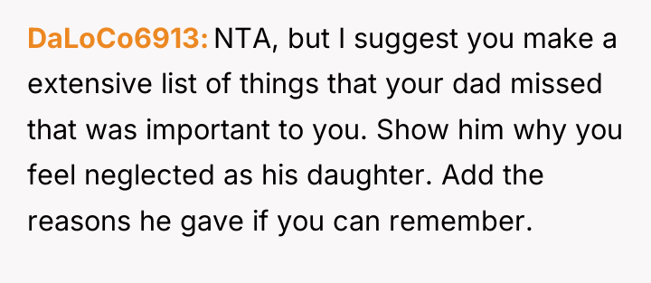 DaLoCo6913 NTA, but I suggest you make a extensive list...