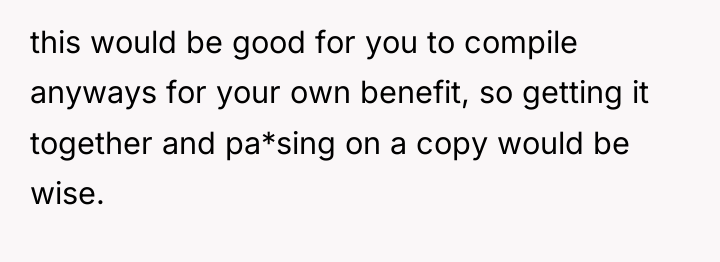 this would be good for you to compile anyways for...