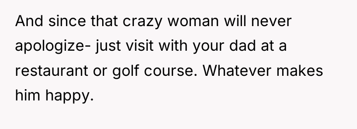 And since that crazy woman will never apologize- just visit...