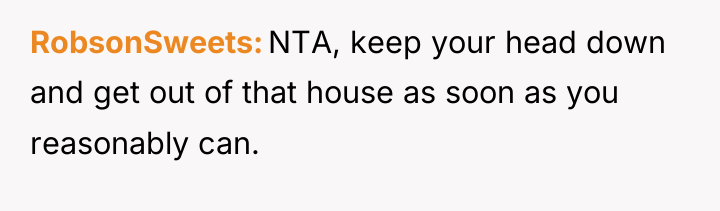 RobsonSweets NTA, keep your head down and get out of...