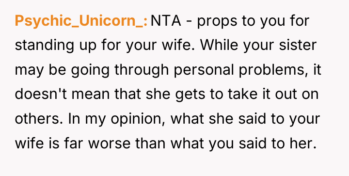 Psychic_Unicorn_ NTA - props to you for standing up for...