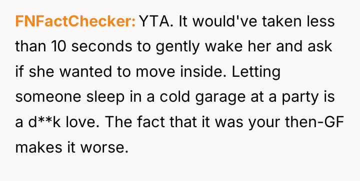 FNFactChecker YTA. It would've taken less than 10 seconds to...