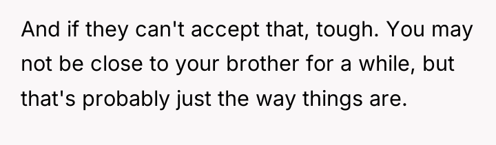 And if they can't accept that, tough. You may not...