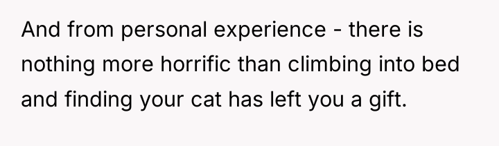 And from personal experience - there is nothing more horrific...
