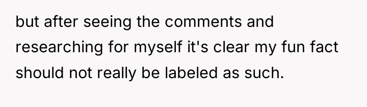 but after seeing the comments and researching for myself it's...