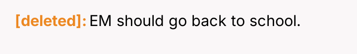 [deleted] EM should go back to school.
