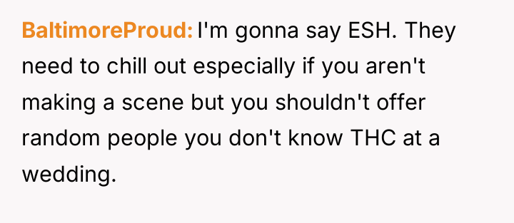 BaltimoreProud I'm gonna say ESH. They need to chill out...