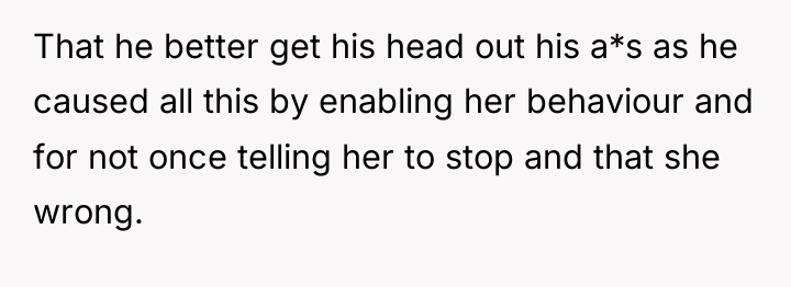 That he better get his head out his a*s as...
