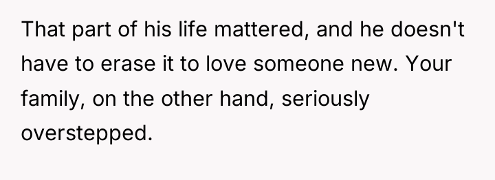 That part of his life mattered, and he doesn't have...