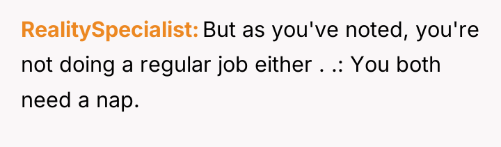 RealitySpecialist But as you've noted, you're not doing a regular...