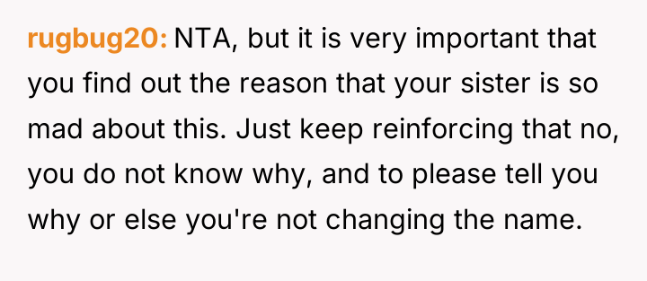 rugbug20 NTA, but it is very important that you find...