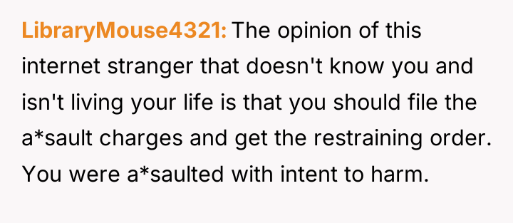 LibraryMouse4321 The opinion of this internet stranger that doesn't know...