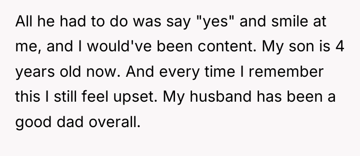 All he had to do was say "yes" and smile...