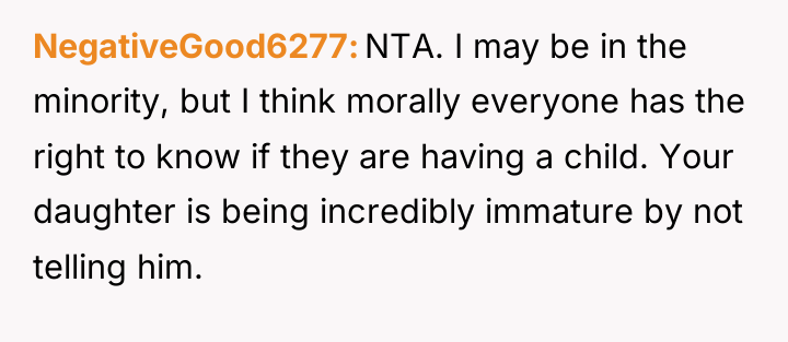 NegativeGood6277 NTA. I may be in the minority, but I...
